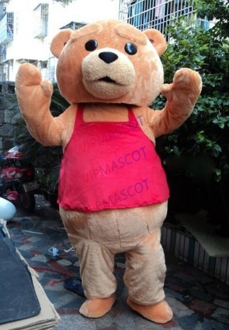 New Ted Costume Teddy Bear Mascot Costume Free Shipping