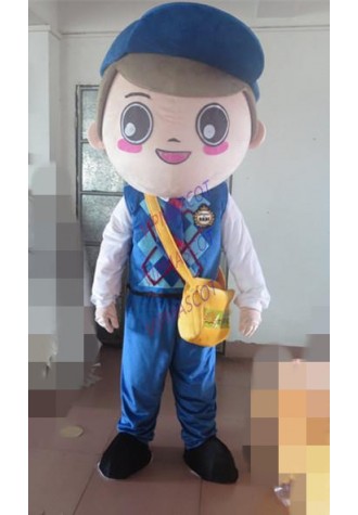 Latest high quality mascot costumes The little boy students cartoon costume Holiday special clothing