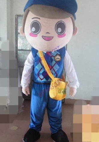 Latest high quality mascot costumes The little boy students cartoon costume Holiday special clothing