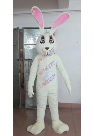 Latest high quality export high quality  slim white rabbit mascot costumes character bunny costumes Holiday special clothing
