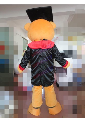 Graduation Bear Mascot Costume Halloween Gift Party Costume Christmas Costume