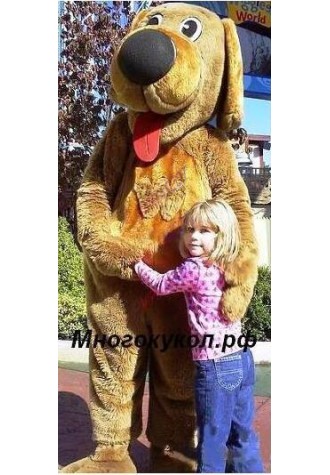 Good visual top sale lovely dog costume adult big nose dog mascot costume