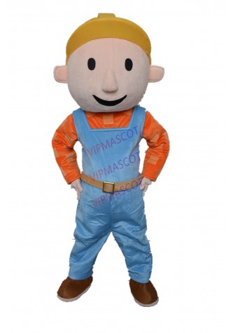 bob the builder mascot costume for adults fancy party dress suit carnival costume