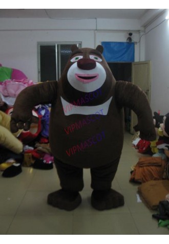 Adult cartoon lovely Black bear mascot costume fancy dress party costume adult size for Halloween party costumes