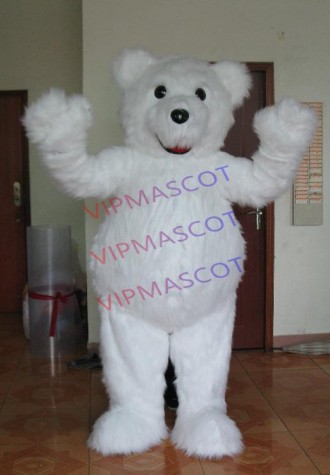 White Bear mascot costume DIY costume cosplay  carnival costume fancy for Halloween party event