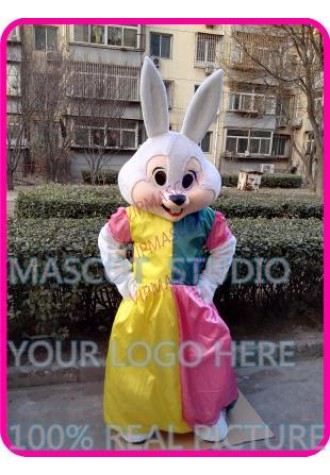 mascot MRS Easter bunny mascot costume cute rabbit custom cartoon character cosplay fancy dress mascotte theme