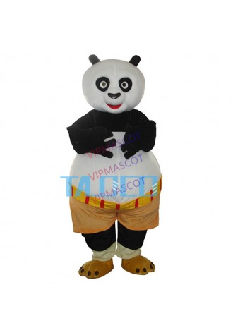 Kung Fu Panda Mascot Costume For Halloween Carnival Fancy Dress Adult Free Shipping