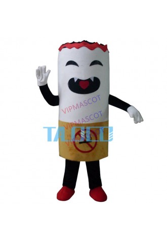 Hot sale Adult Smoke Mascot Costume Cigarette Tobacco Pimp Stick Burn Coffin Nail Halloween