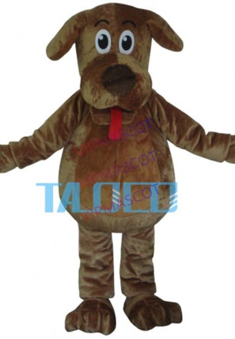High Quality Cartoon Mascot Costume Wags The Dog Mascot Costumes Fluffy Fur Wags Mascot Costumes