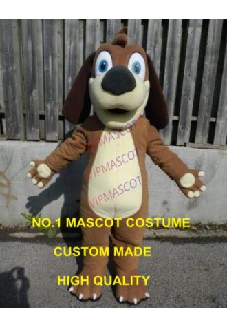 Brown Puppy Dog Mascot Costume custommizable Cartoon Dog Theme Anime Costume Costumes Carnival Fancy Dress Kits 2421