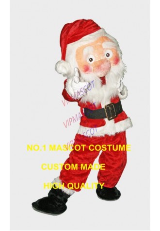 Factory Custom New Christmas Santa Claus Mascot Costume Adult Cartoon Character Anime Cosply Xmas Carnival Mascotte Fancy1846