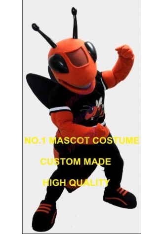 Anime Cosply Costumes Powerful Red Fire Bee Mascot Costume advertising Hornet Theme Cartoon Character Carnival Fancy Dress 1935
