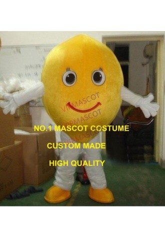 Anime Cosply Costumes Lovely Lemon Mascot Costume Adult Cartoon Character Fruit Lemon Theme Mascotte Fancy Dress Suit Kits 2028