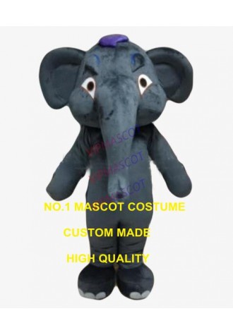big dack grey elephant mascot costume adult size hot sale cartoon elephant theme anime cosplay costumes carnival dress 2575