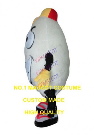 Humour happy rice mascot costume adult size cartoon white rice food theme funny costumes carnival fancy dress shopping kits 2650