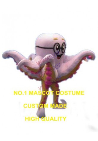 custom pink Octopus mascot costume wholesale adult size cartoon sea animals squids Calamari Cuttlefish costumes carnival 2959