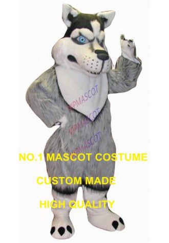 new husky mascot costume wholesale for sale high quality realistic grey huskie theme anime cosplay costumes carnival fancy 2715