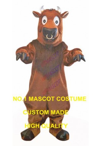 bull mascot costume adult size high quality power bull ox cattle theme anime cosplay costumes carnival fancy dress kits 2730