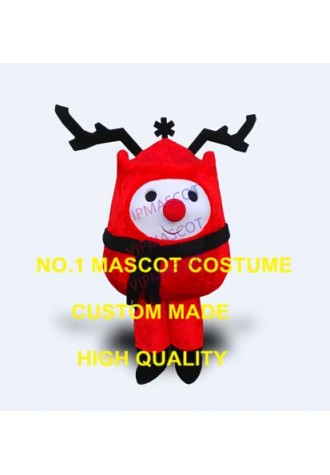 New Anime Cosply Costumes Xmas Rudy Deer Mascot Costume Adult Cartoon Character Reindeer Theme Carnival Mascotte Fancy Dress1881