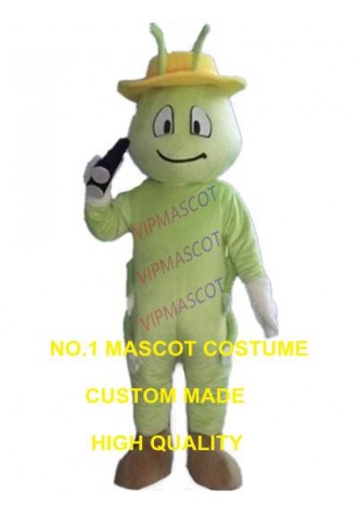 yellow insect mascot costume custom cartoon character cosplay adult size carnival costume 3083