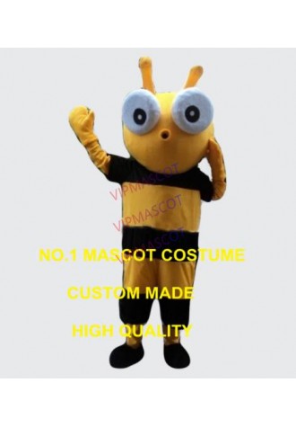 funny hornet bee mascot costume adult size wholesale cartoon yellow bee insect theme anime cosplay costumes carnival fancy 2907