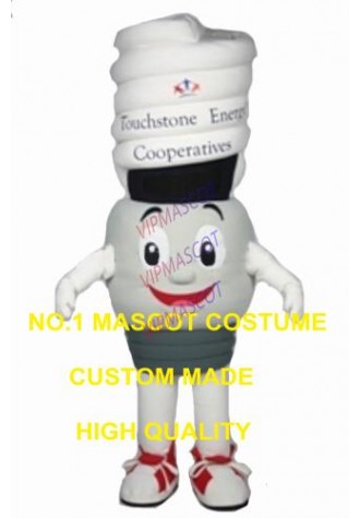 electricity saving lamp mascot costume hot sale cartoon Electricity Energy Saving Lamp Bulb Globe Electric Light Costumes 2930