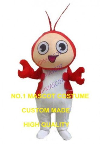 lobstar babe mascot costume Crayfish shrimp custom cartoon character cosplay carnival costume 3036