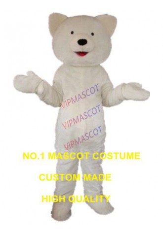 cheap white polar bear mascot costume custom cartoon character cosplay adult size carnival costume 3062