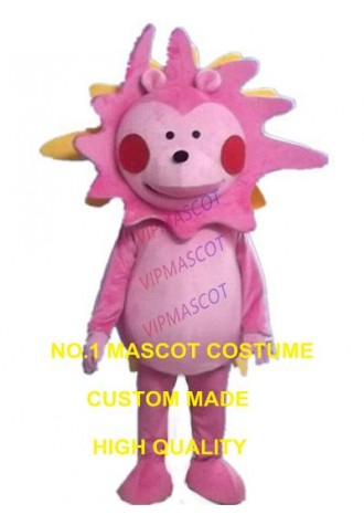 pink monster mascot costume custom cartoon character cosplay adult size carnival costume 3122