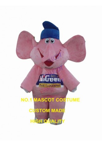 new pink elephant mascot costume for adult advertising custom anime cartoon theme cosply costumes carnival fancy dress 3430