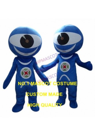 blue eyeball mascot costume eye custom cartoon character cosplay adult size carnival costume 3321