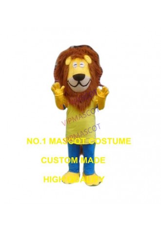 lion mascot costume with plush hair custom adult size cartoon character cosplay carnival costume 3341