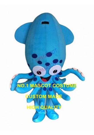 cartoon blue octopus mascot costume for adult hot sale cute sea animal devilfish Tako theme anime cosplay costumes carnival 2890