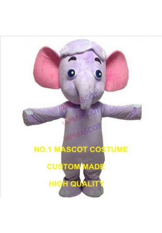 cute grey elephant mascot costume custom cartoon character cosplay adult size carnival costume 3400