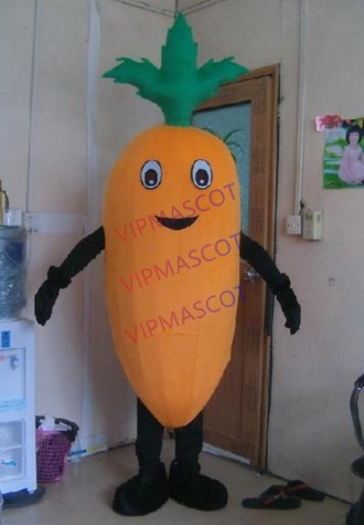 EVA Material Carrot Mascot Costume vegetables Cartoon Apparel Halloween Birthday Cosplay advertisement 578