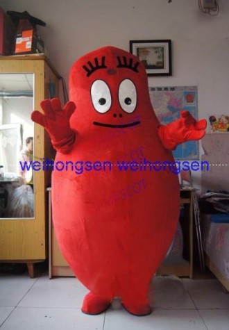 Make EVA Material Barbapapa Mascot Costume Barba Papa Cartoon Apparel Halloween Birthday Cosplay Unisex 683