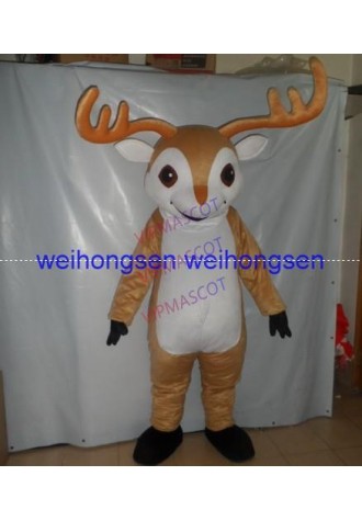 EVA Material Helmet elk Mascot Costume Cartoon Apparel Halloween Birthday Cosplay 614