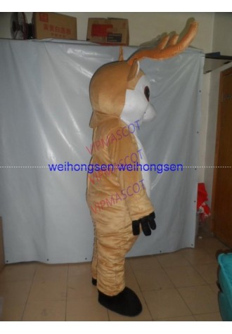 EVA Material Helmet elk Mascot Costume Cartoon Apparel Halloween Birthday Cosplay 614