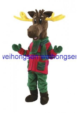 High quality EVA Material Helmet deer Mascot Costume Cartoon Apparel Halloween Birthday Cosplay 610