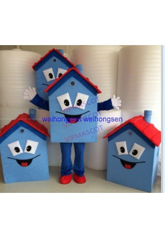 Hot Sale High quality EVA Material House Mascot Costume Cartoon Apparel Halloween Birthday Cosplay 628