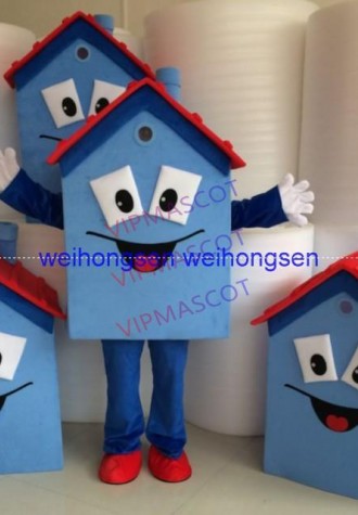 Hot Sale High quality EVA Material House Mascot Costume Cartoon Apparel Halloween Birthday Cosplay 628