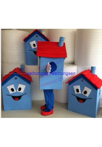 Hot Sale High quality EVA Material House Mascot Costume Cartoon Apparel Halloween Birthday Cosplay 628