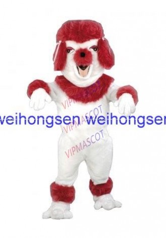 High quality EVA Material Helmet Poodle Mascot Costumes Unisex cartoon Apparel Custom made Adult Size 121
