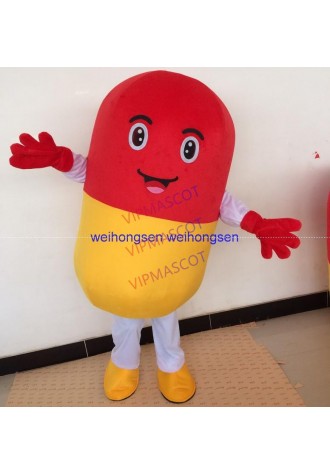 Make EVA Material Red capsules Mascot Costumes Cartoon Apparel Birthday party Masquerade cosplay 889
