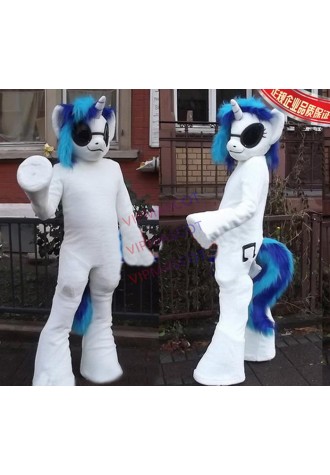 High quality EVA Material Helmet Silver armor Pony Mascot Costumes Movie props show cartoon Apparel Cosplay 471