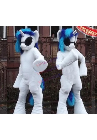 High quality EVA Material Helmet Silver armor Pony Mascot Costumes Movie props show cartoon Apparel Cosplay 471