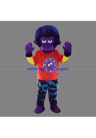 Hot sales EVA Material Helmet The smartest Flowers monkey Mascot Costumes Crayon Cartoon Apparel Birthday party Masquerade 940