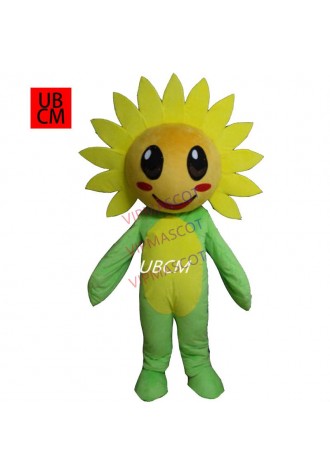 Sunflower Mascot Costume Performance prop costume Adult Outfit