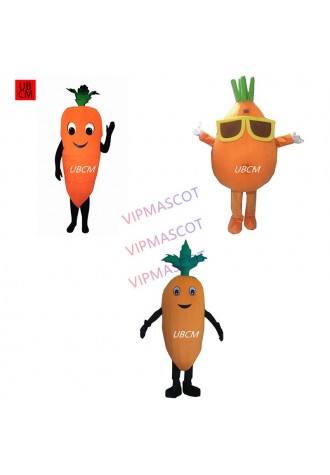 Carrot Mascot Costume Fancy Dress Performance prop Adult Size