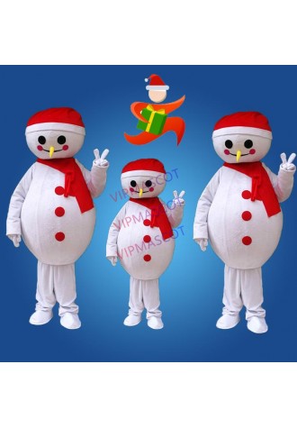 High quality new Christmas snowman mascot costume lovely walking cartoon Apparel Christmas party performance mascots